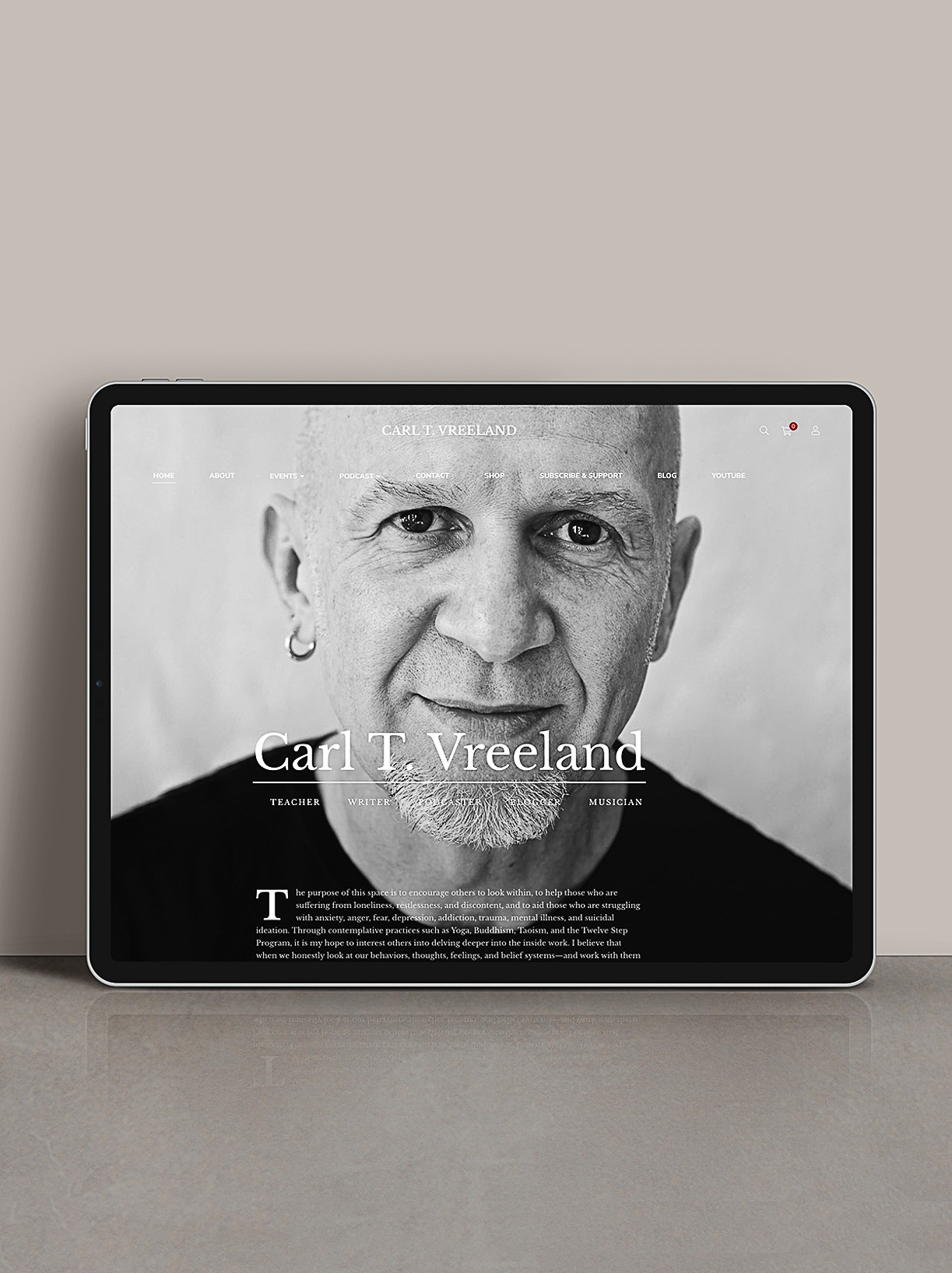 Carl Homepage up